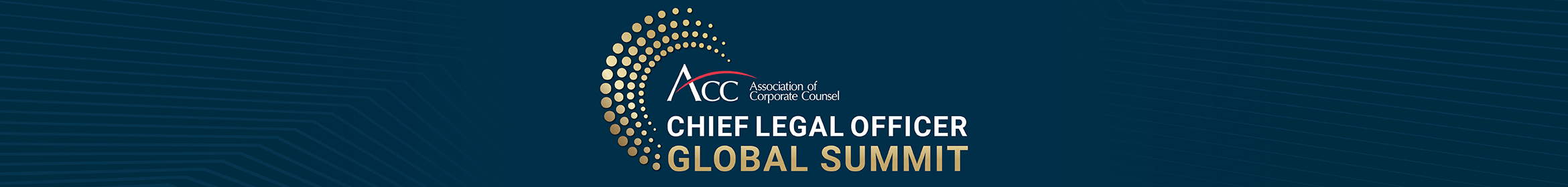 2026 ACC Chief Legal Officer Global Summit Main banner